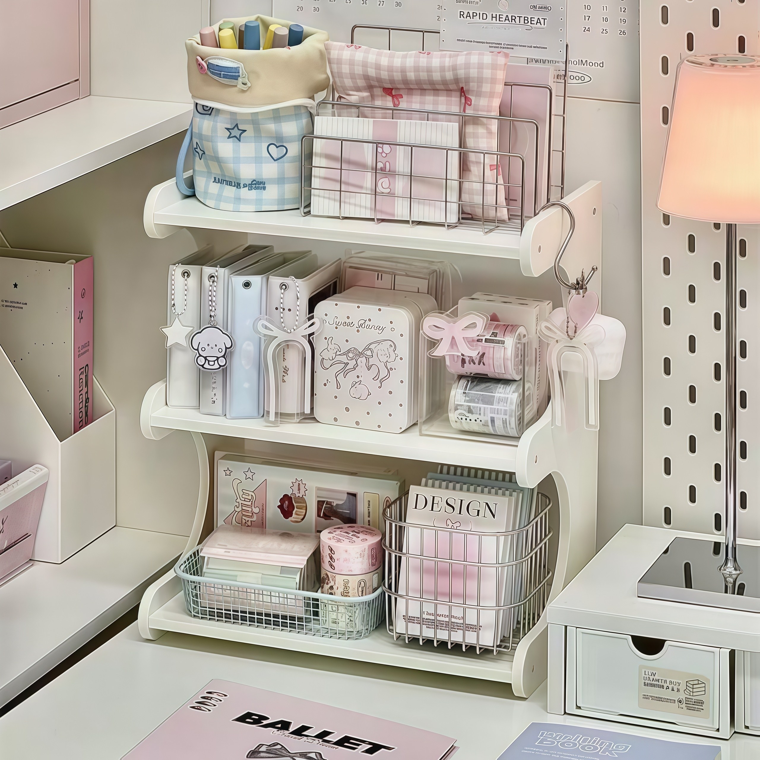 YAPOGI 책상 사무실 주방 테이블 정리 선반  다층 수납 선반 16,900원