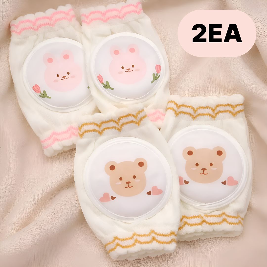 아리스랩 아기 무릎보호대 2종 세트, 1세트, 곰돌이+토끼 12,900원