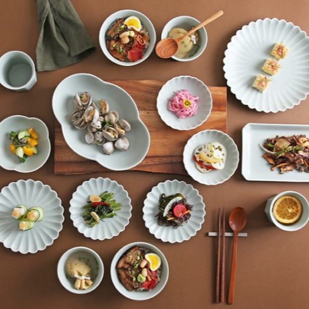 시라쿠스 네이처 2인그릇세트 홈세트 15P, 네이처 화이트&그레이, 1개 149,000원