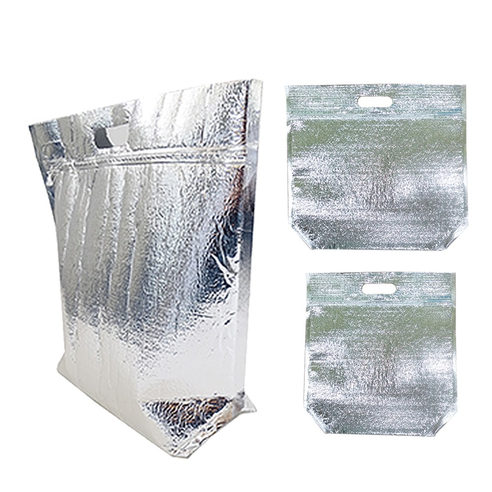 아이스원 칼라 두꺼운 은박보냉팩 백 파우치 가방 아이스팩 손잡이 팥빙수 마카롱 택배포장 57,000원