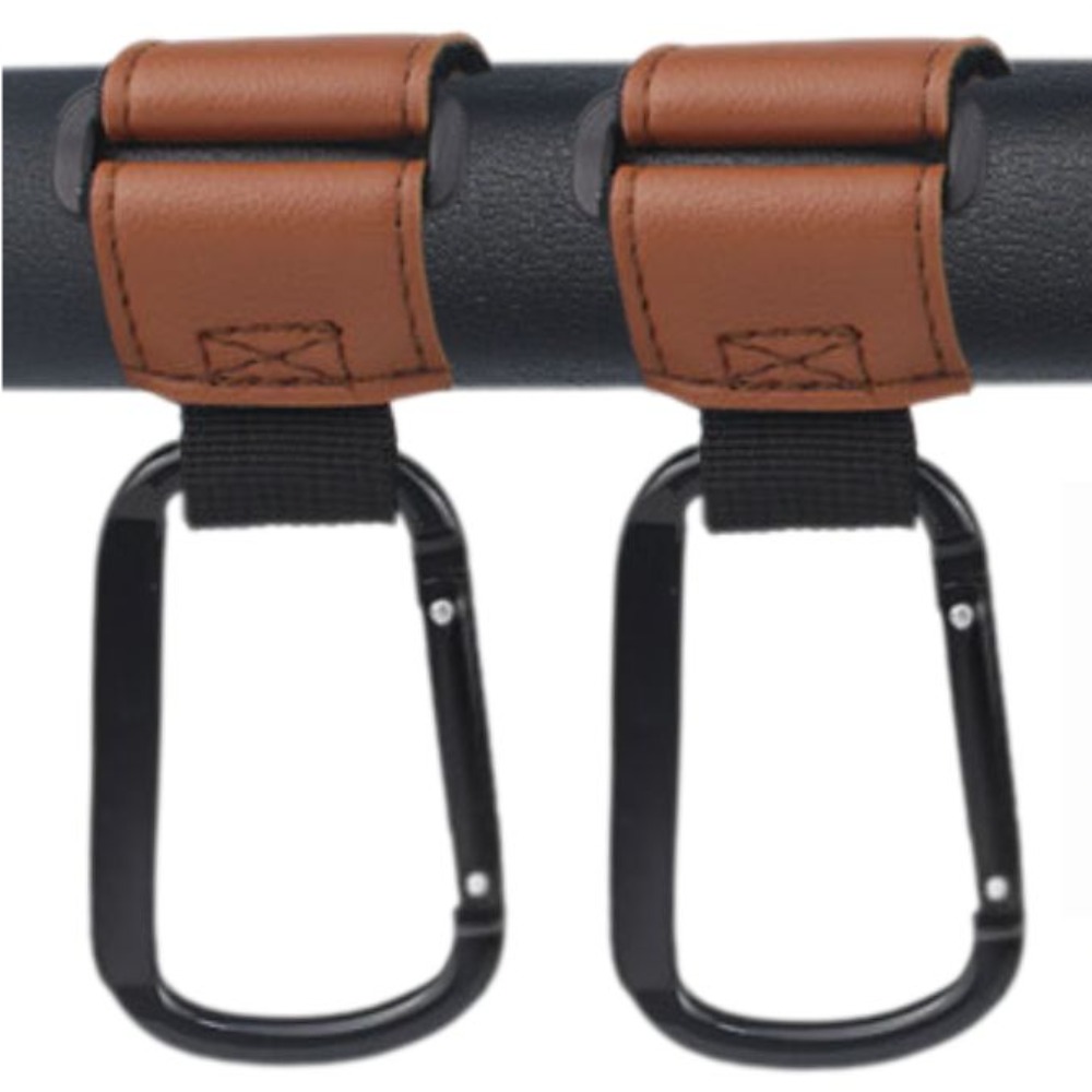 루아리브 유모차 벨크로 가방걸이 다용도 고리, 2개, 브라운 14,160원