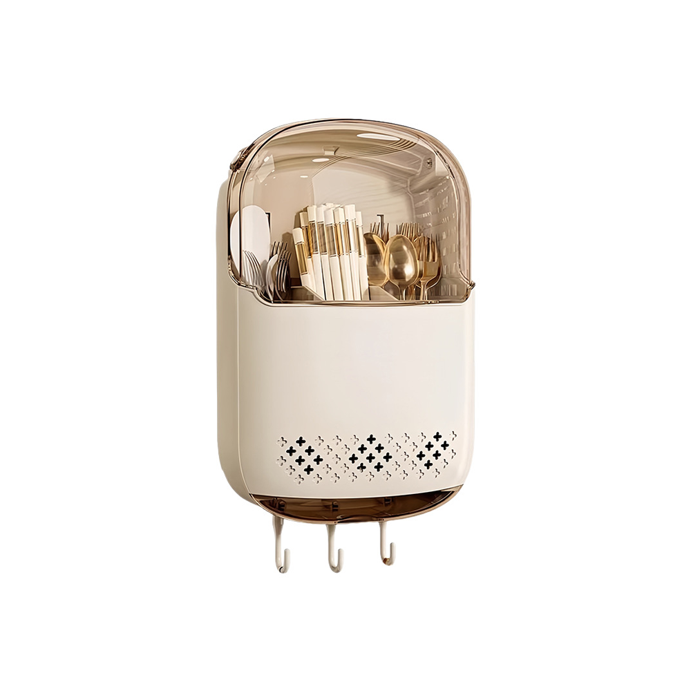 써울그레이 수저통 수저꽂이 물빠짐 수저정리함 식기 보관 깔끔한 정리, 1개, 크림화이트 30,000원