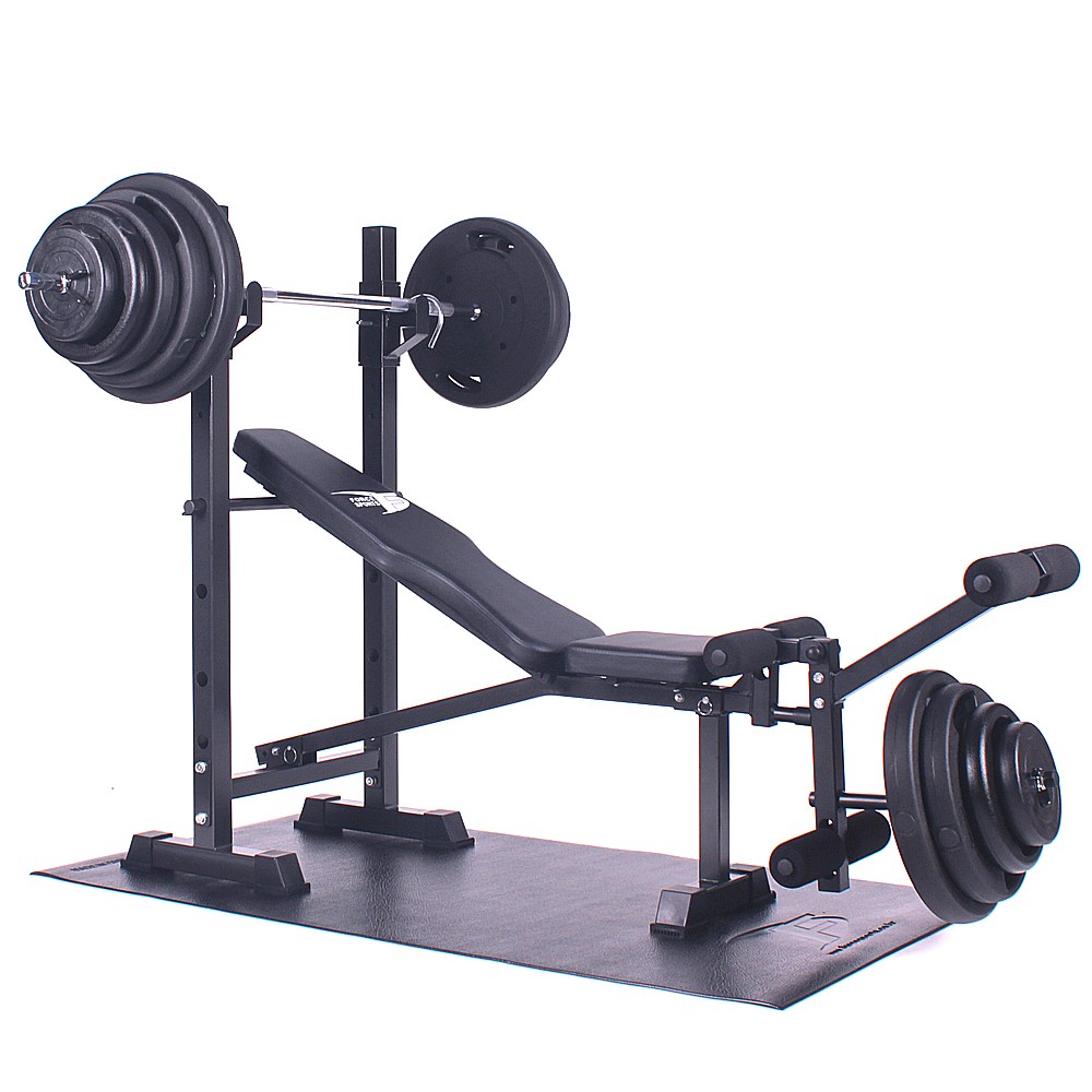 포스스포츠 포스각도&레그벤치프레스 블랙원판10~80kg세트 241,000원