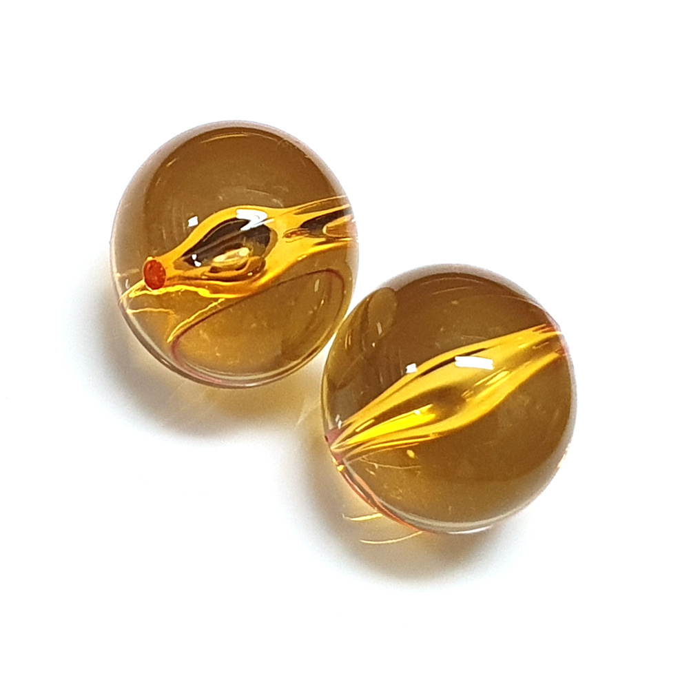 ALL 큰비즈 25mm 라운드볼 아크릴 비즈구슬 한팩 12알, 컬러선택, 오렌지, 1개 15,500원