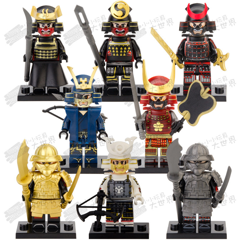 일본 중세 사무라이 기사 조립 미니 피규어 블록 장식 선물 18,900원