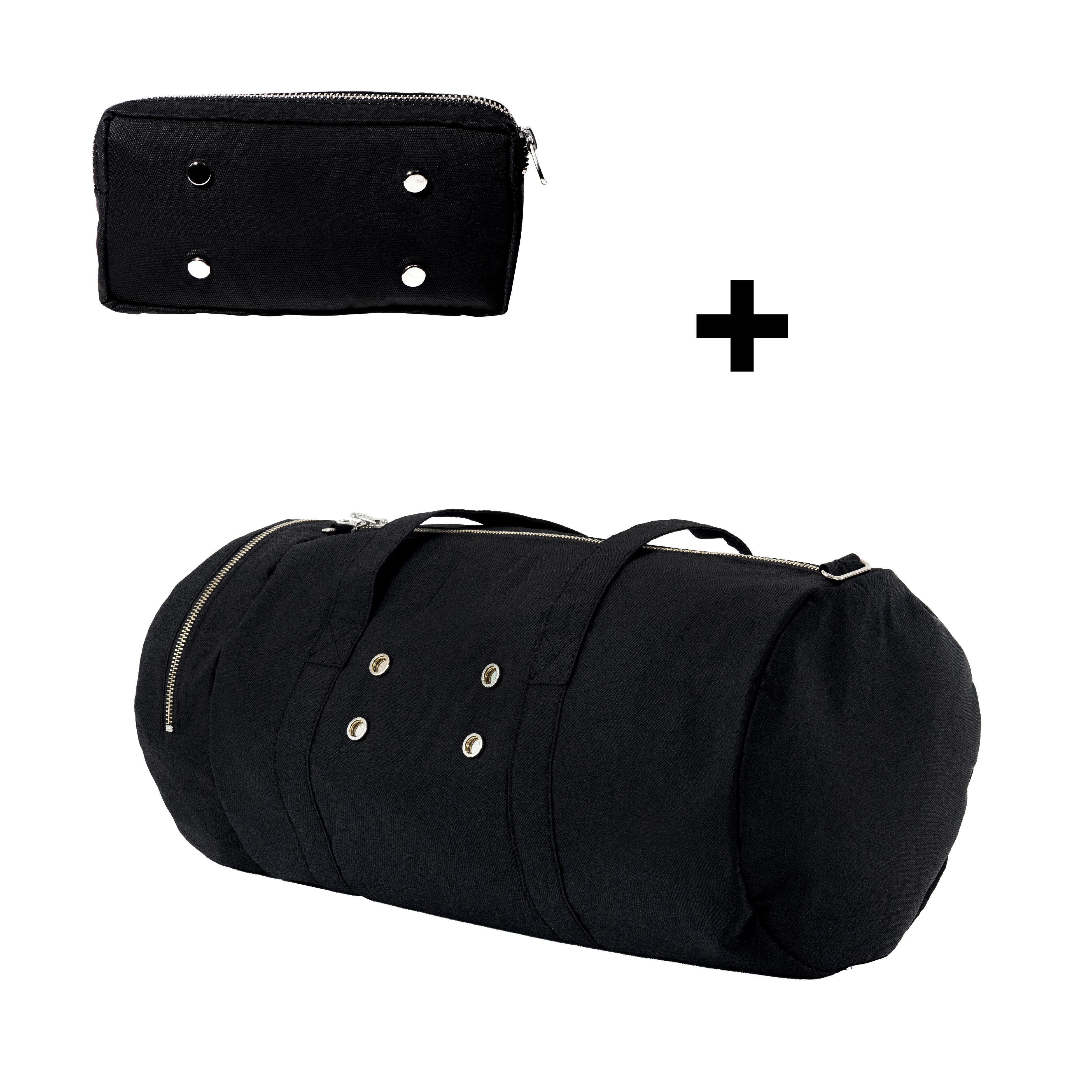 세틀하버 가벼운 크로스백 여행용 보스턴백 운동 가방 (파우치 증정), 블랙, 1개 34,900원