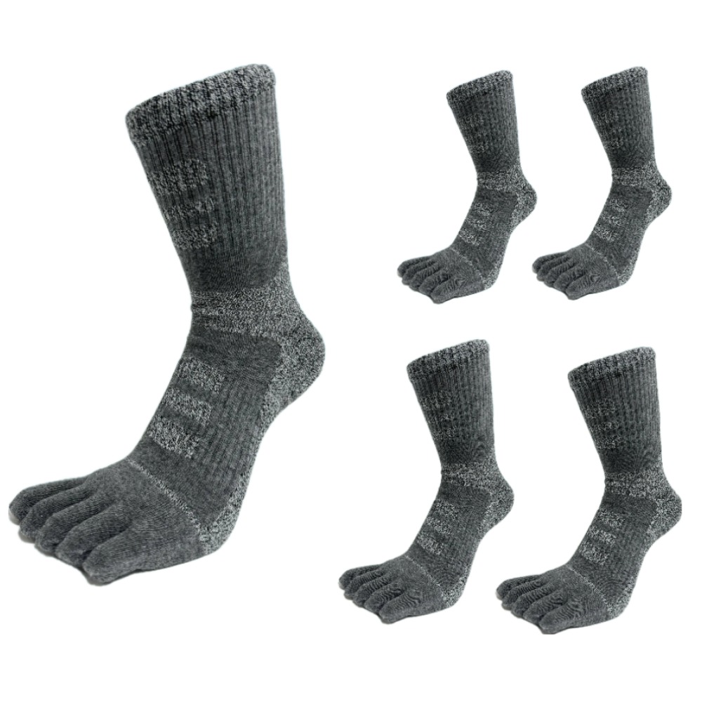 더 피치스 남성용 이지 면 스포츠 발가락 양말 장목 5켤레 묶음 면 발가락 양말 17,900원