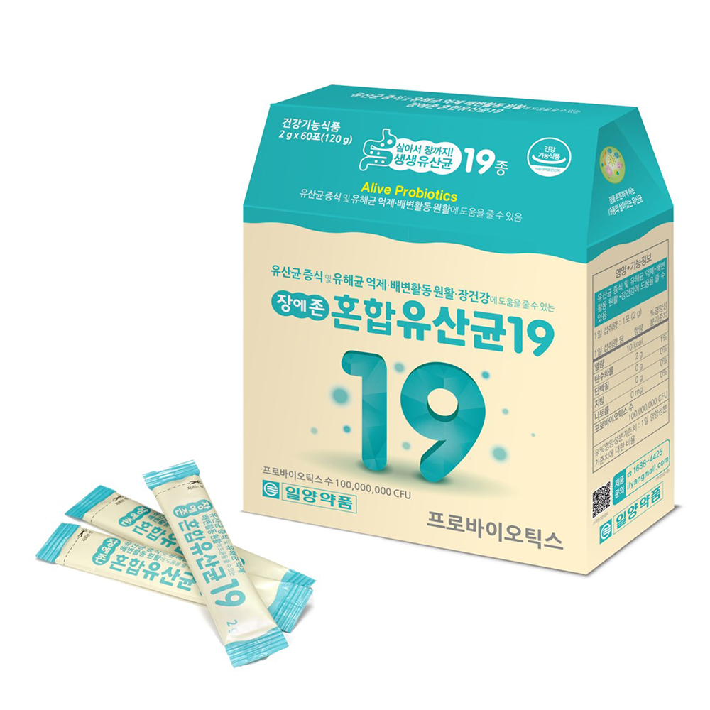 일양약품 장에존 혼합유산균 2개월분, 120g, 1개 13,000원