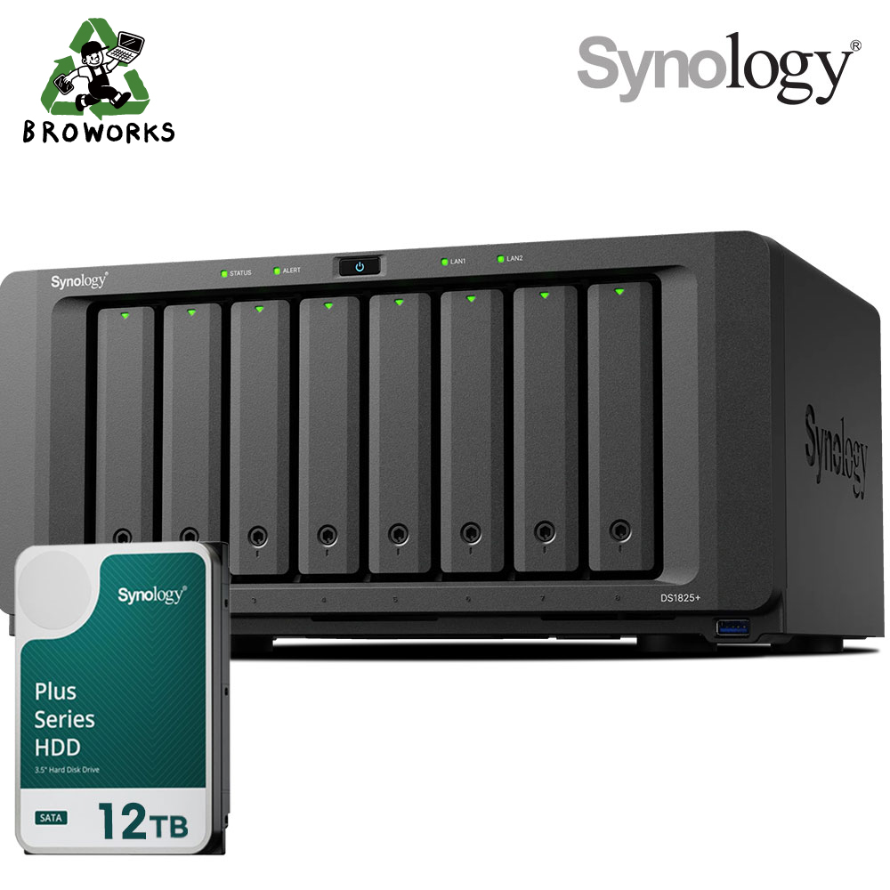 시놀로지 나스 DS1825+8bay [12TB]HAT3310-12TBX1EA 기업용 NAS 합본 2,408,840원