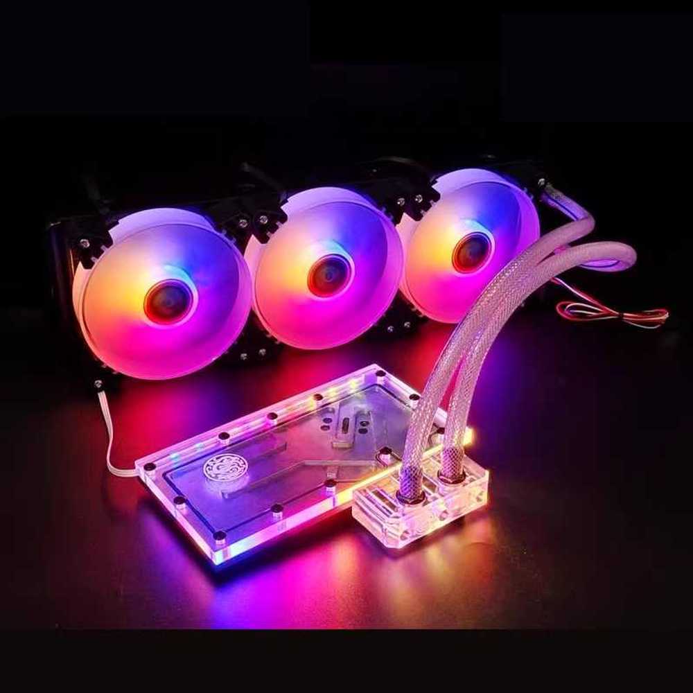 그래픽카드 수냉식 통합 올인원 그래픽 방열판 저소음, 240 버전 404090 7900 244,900원