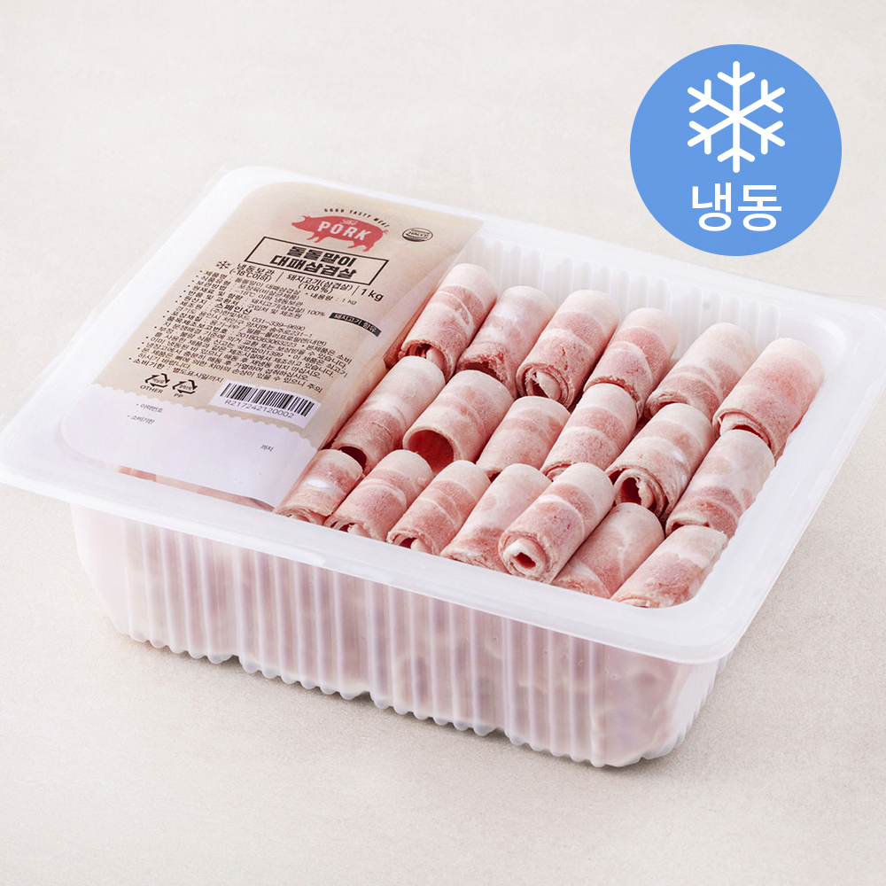 [로켓프레시] 돌돌말이 대패 삼겹살 (냉동) 12,400원