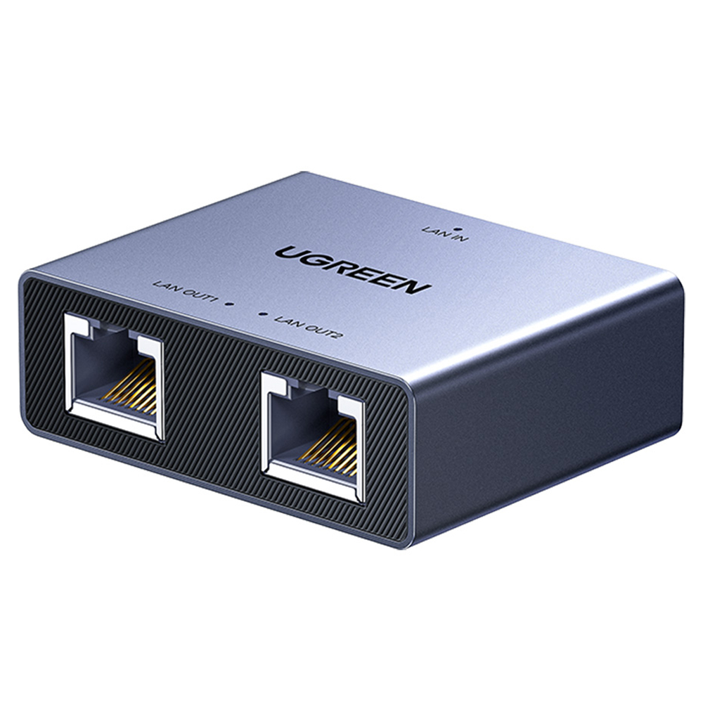 유그린 프리미엄 기가비트 인터넷 랜 동시 분배기, 메탈그레이, 1개, 45mm 28,100원