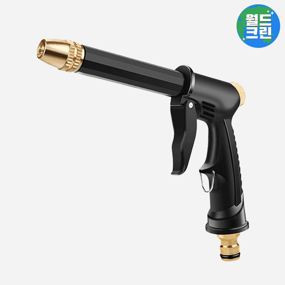 월드크린 솔리드 고압 분사기 롱건 분사건 세차건 워터건 정원 세차 베란다 바닥 청소 물호스 10,430원