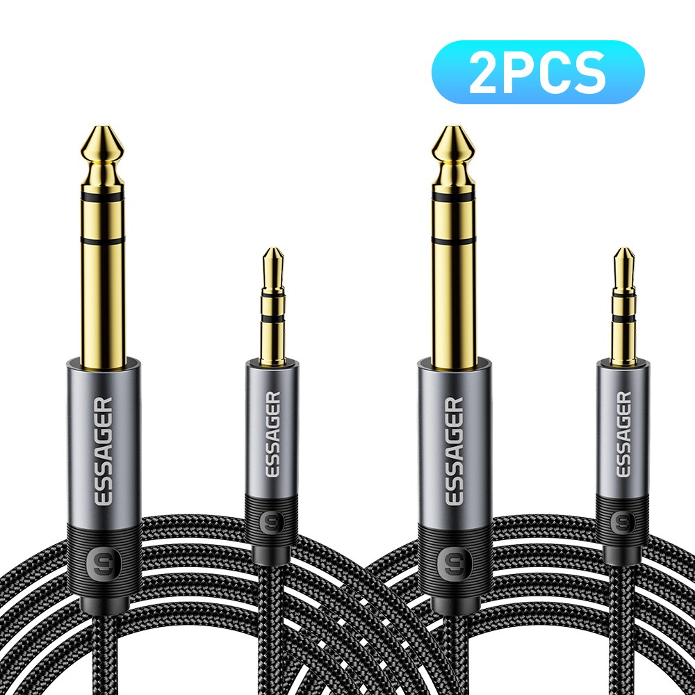 Essager 3.5mm to 6.5mm TRS 오디오 케이블 2개입, 2개 21,400원