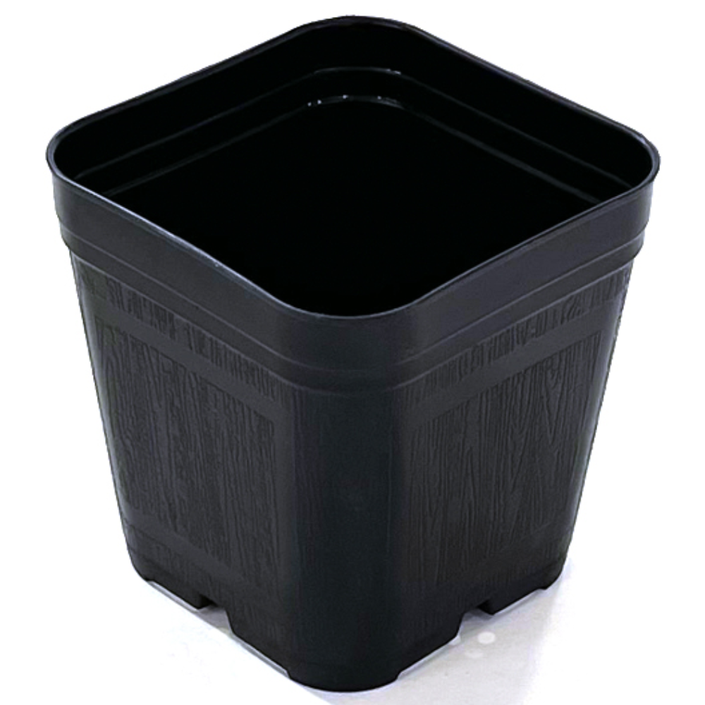 플라스틱화분 사각화분7.5호(검정) 분갈이흙 화분 사각화분 220원