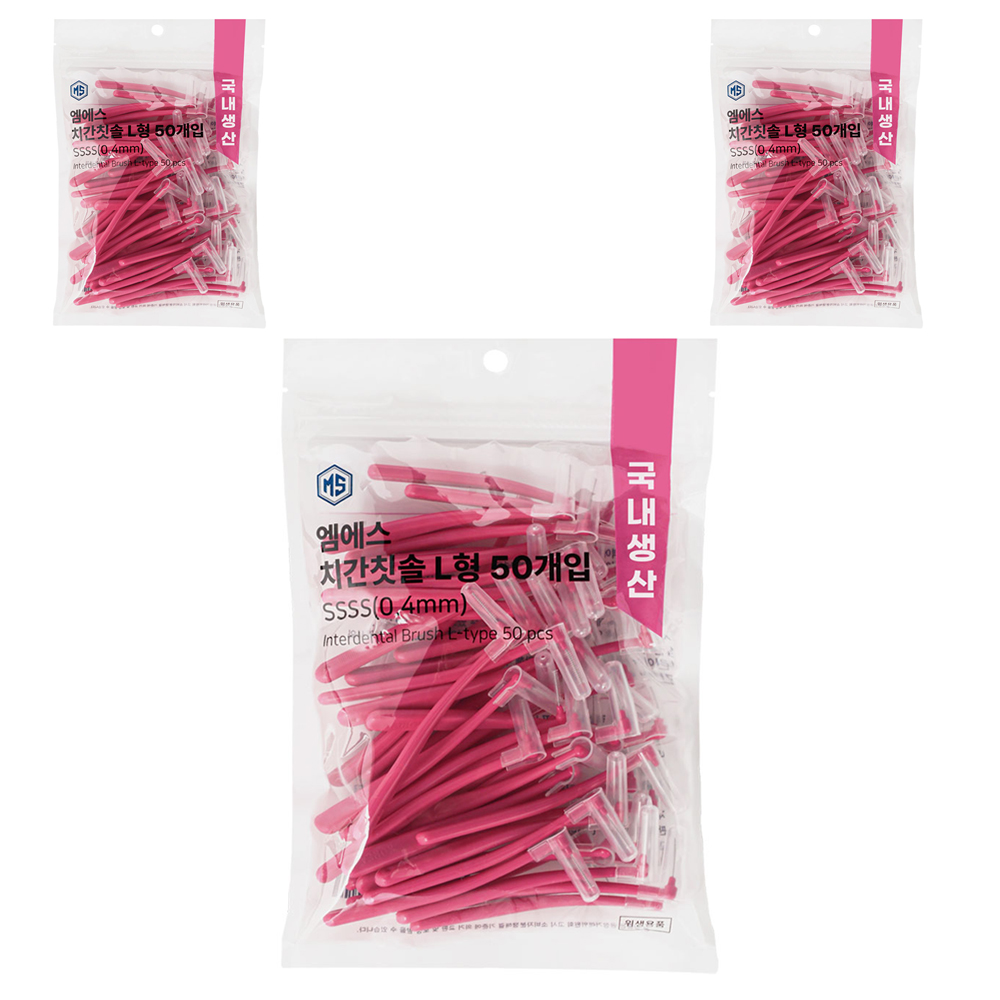 엠에스덴탈 L형 치간칫솔 SSSS 26,700원