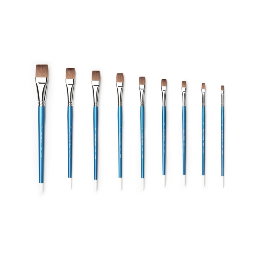 [동화오피스] 화홍 구성붓 926 낱자루 01호~12호 / 아크릴 납작 평붓 브러쉬 5,500원