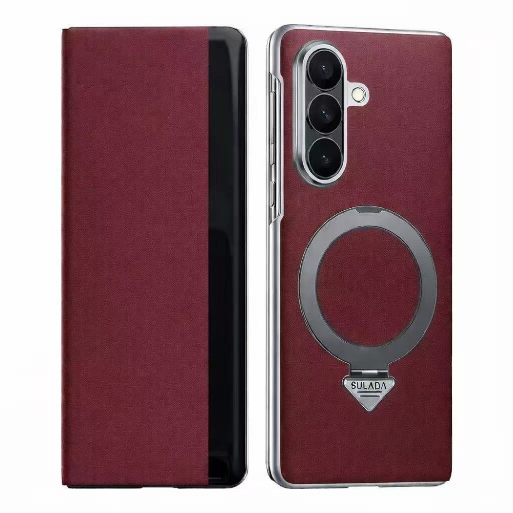 하이엑스 갤럭시 Z 폴드7 천연소가죽  맥세이프 카드수납 거치대 힌지보호 풀커버 휴대폰 케이스 56,800원