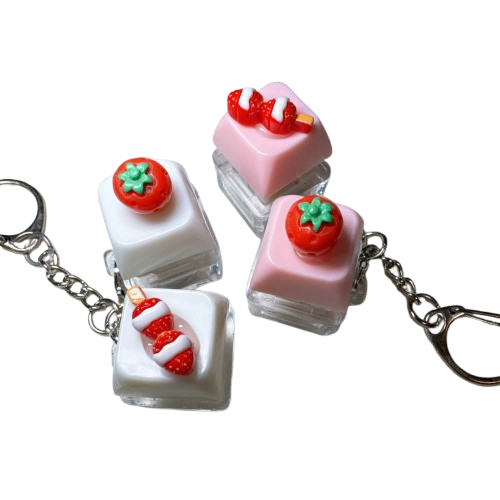 피크닉 키캡 키보드 led 과일키링(키캡2개모두드려요), 1개, 딸기 9,900원