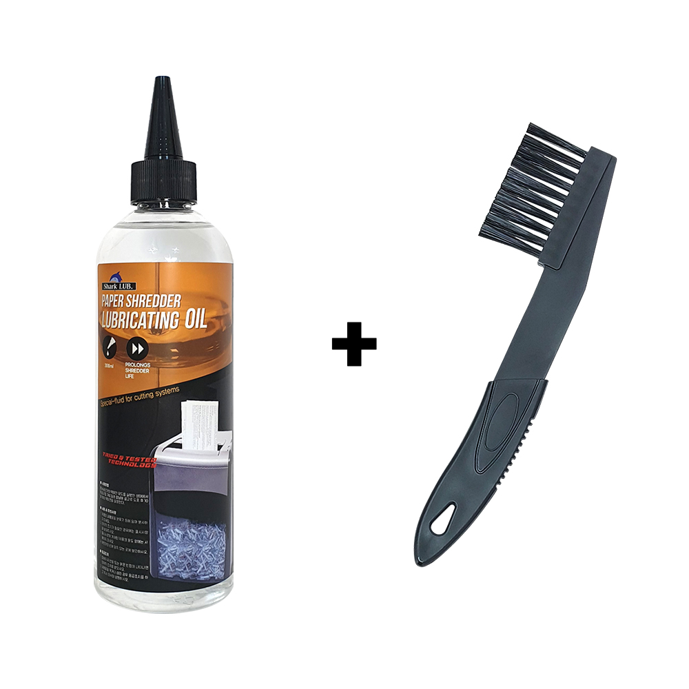 샤크루베 문서세단기 오일 300ml + 브러쉬 (소음 방지 윤활), 단일색상, 샤크루베 문서세단기 오일 300ml+브러쉬 5,800원