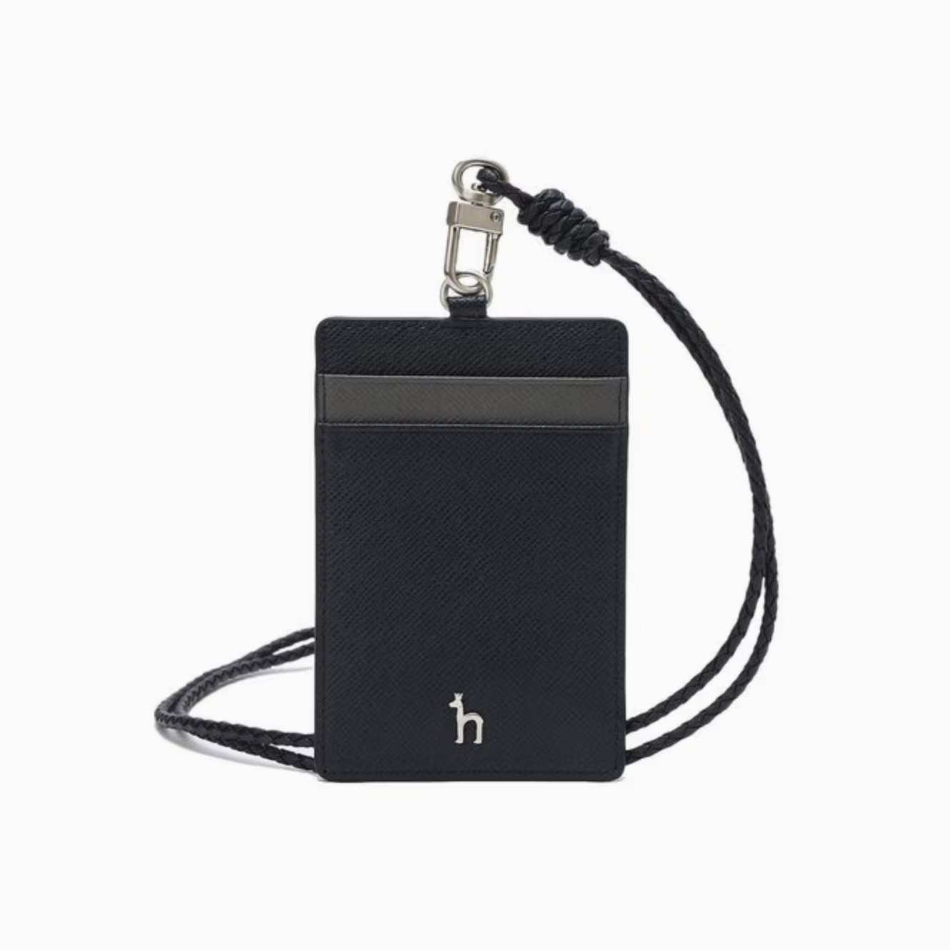 [헤지스] 블랙 배색 포인트 목걸이형 카드지갑 HJHO0F001BK 57,560원