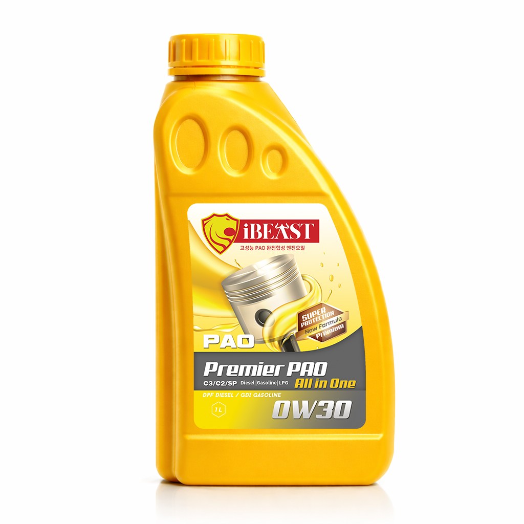 아이비스트 프리미어 올인원 PAO 100%+5기유 0W30 0W40 C3 SP  1L 수량할인 160,000원