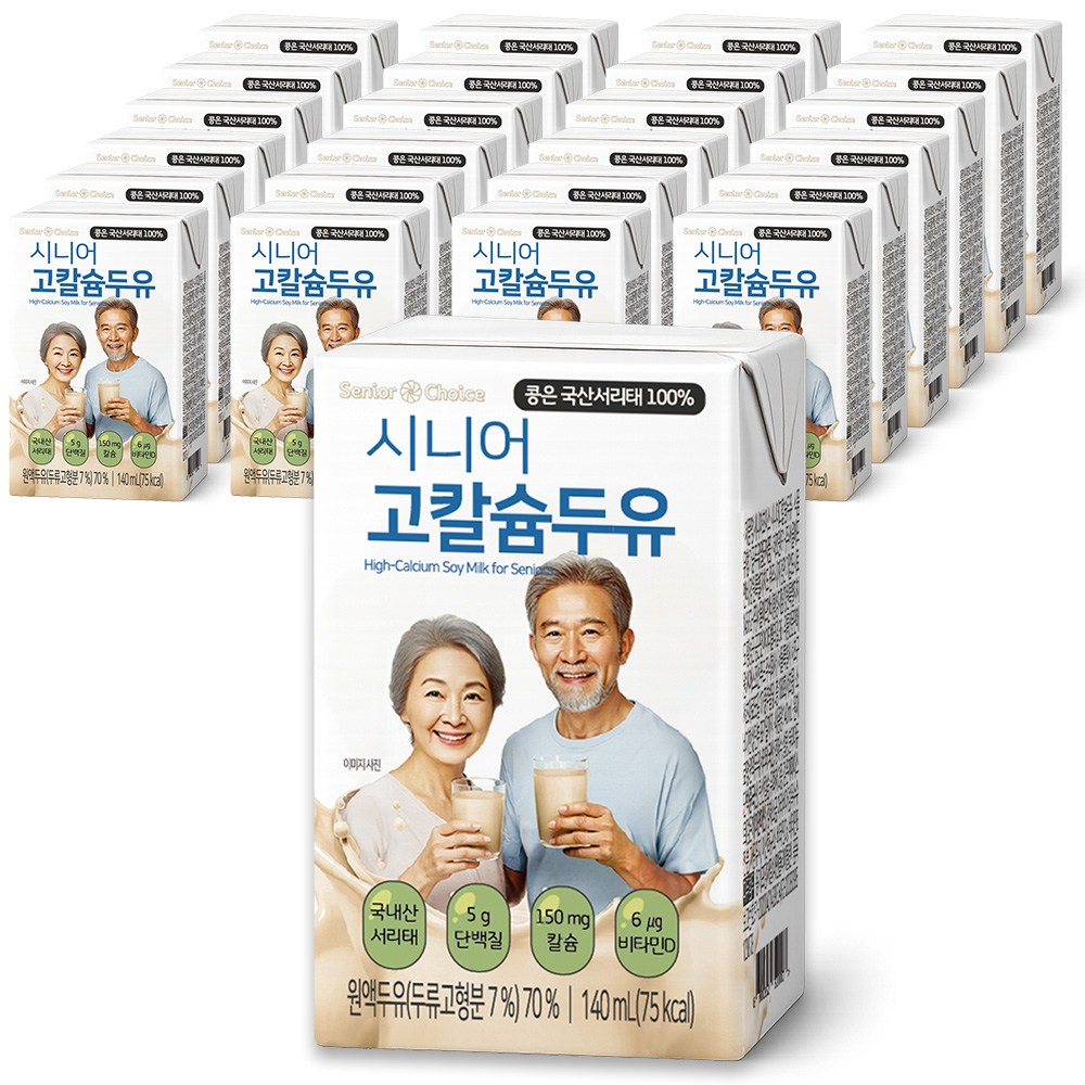[시니어초이스]시니어고칼슘두유 국산검은콩 서리태 21,440원