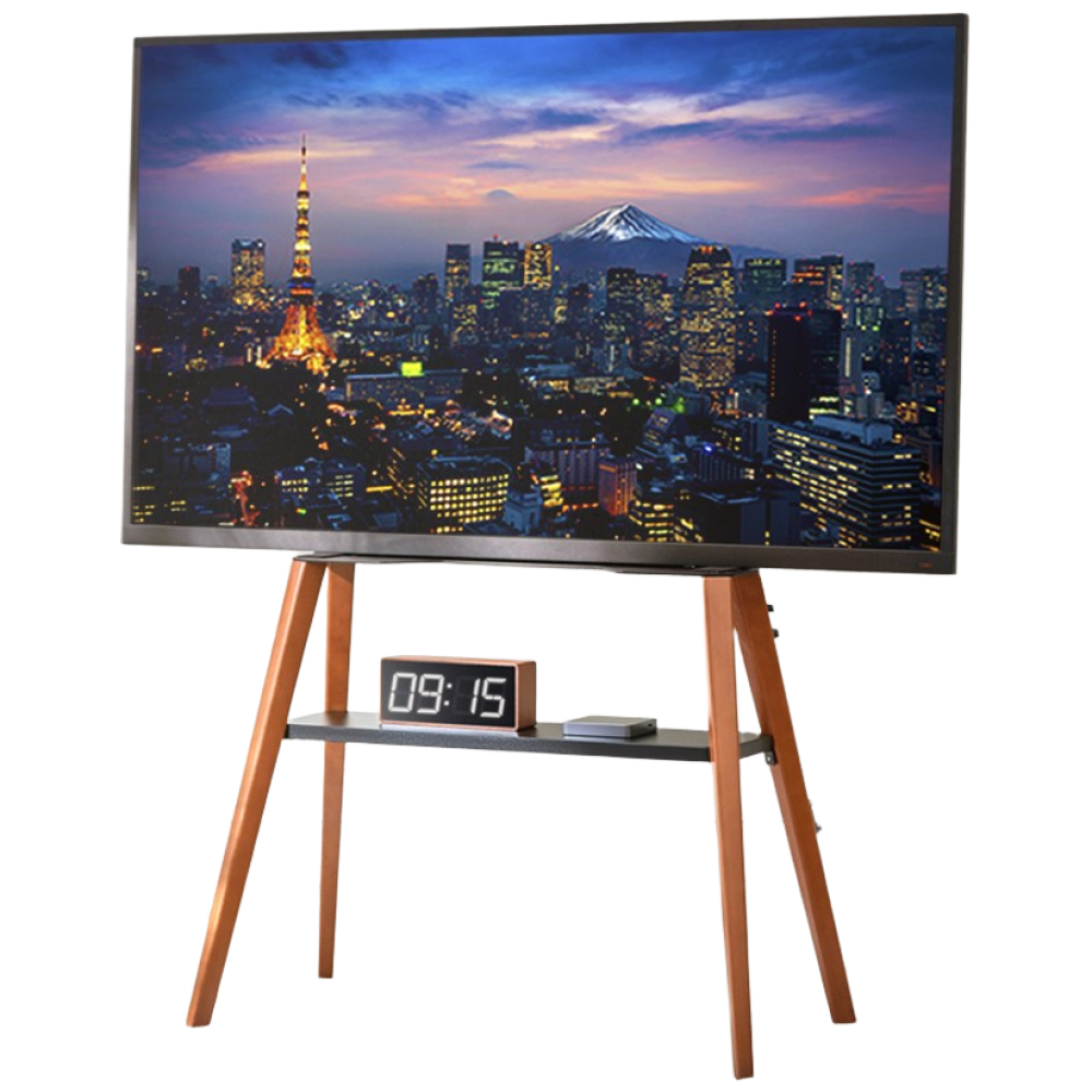 이젤리 TV스탠드 벽면 밀착형 이젤형 티비거치대 선반형 65인치, 1개 96,700원