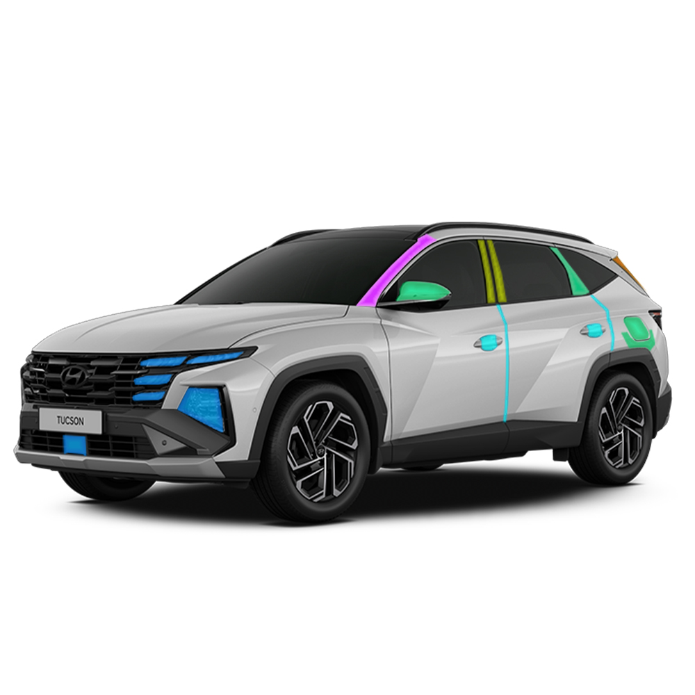 스킨엑스 투싼 NX4 페이스리프트 외장필수패키지B PPF 차량보호필름, 1개 120,000원