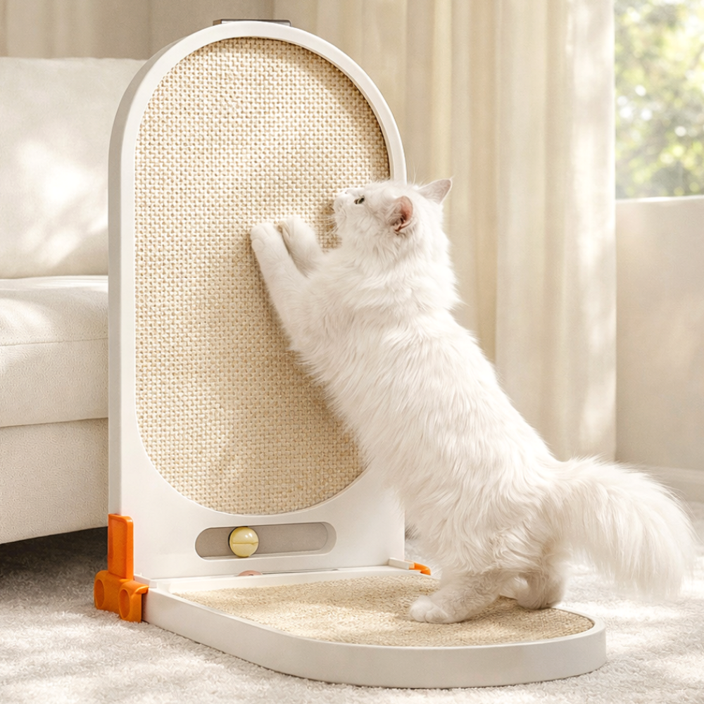 나너마켓 각도 조절 수직형 고양이 스크래쳐, 1개, 화이트 34,500원