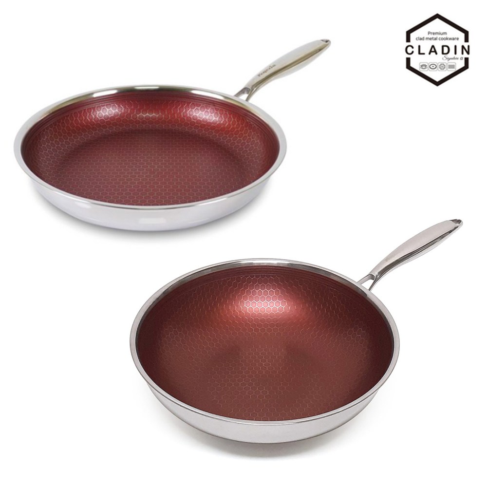 클래딘 인덕션 이연복 통3중 베네치아 IH 후라이팬+궁중팬 세트 99,000원