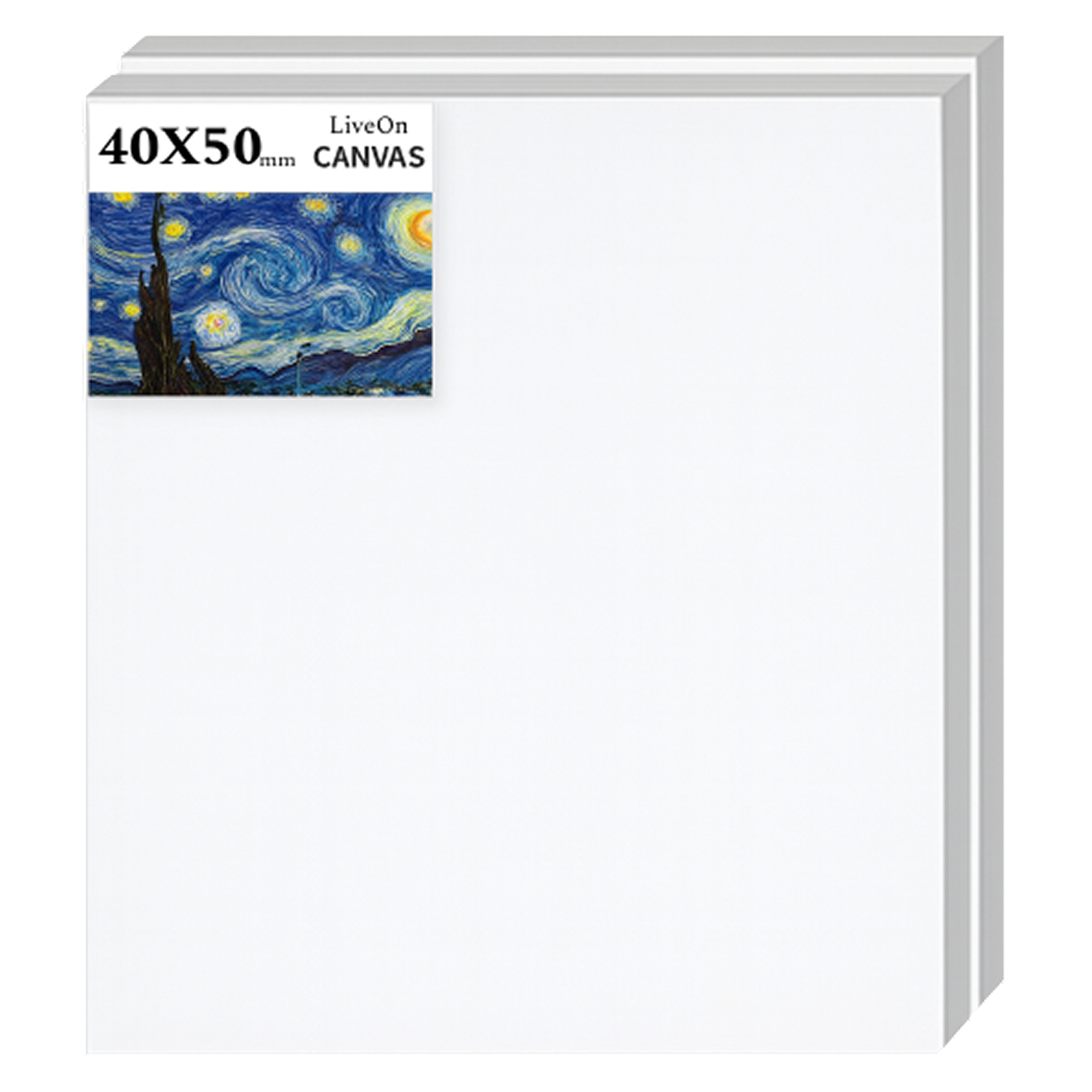 리브온 고탄성 면천 유화 아크릴 겸용 프리미엄 캔버스 40 x 50 cm 10,000원