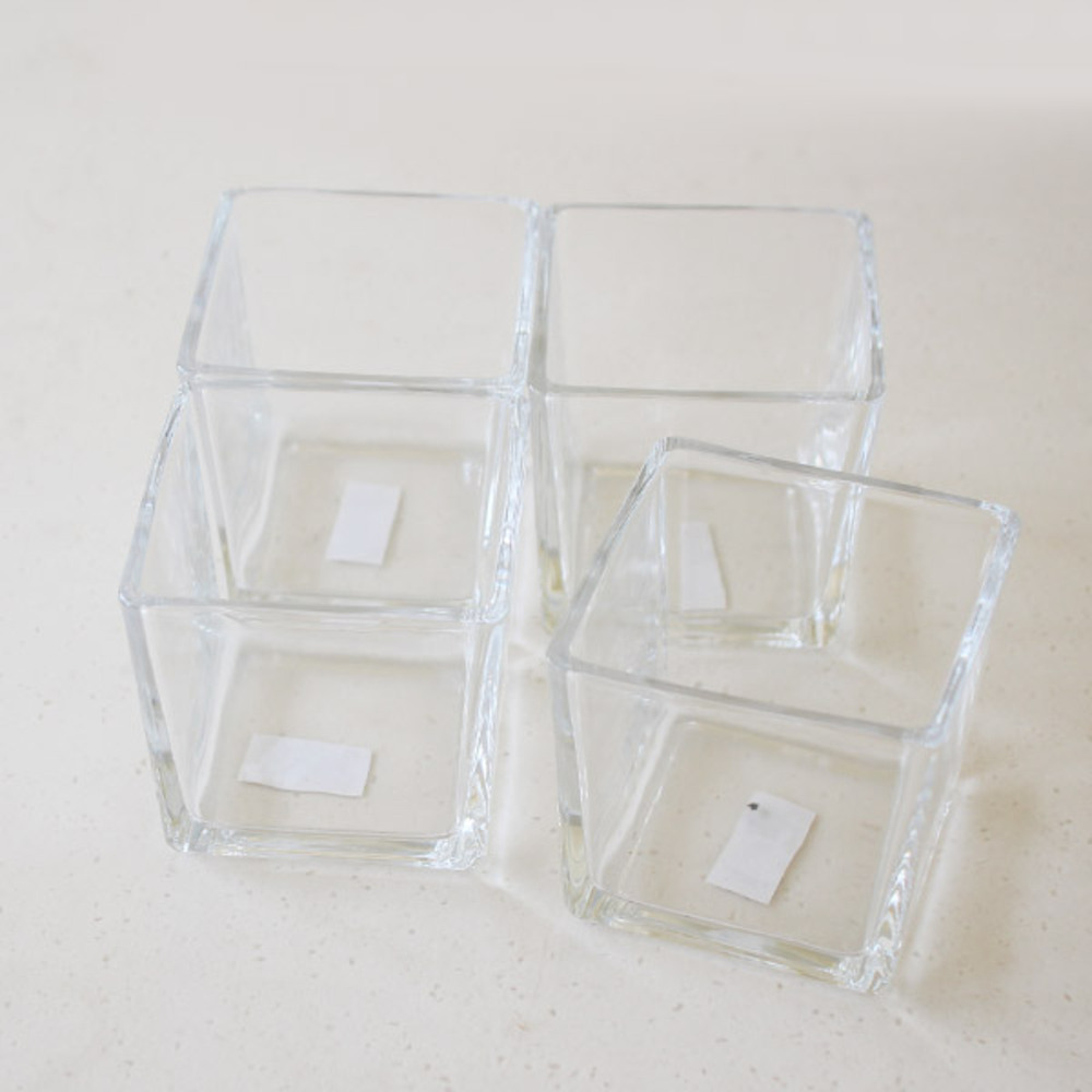 모리앤 사각 유리화분 4p, 단일 색상, 4개 11,650원