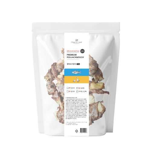 오가앤리프 국내산 무첨가 수제 간식 강아지 육포 6,500원