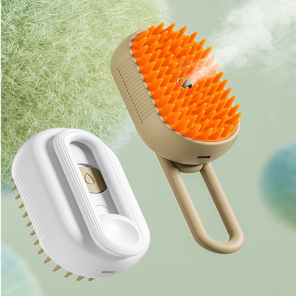 반려동물 강아지 고양이 저자극 스팀 브러쉬 빗 15,300원