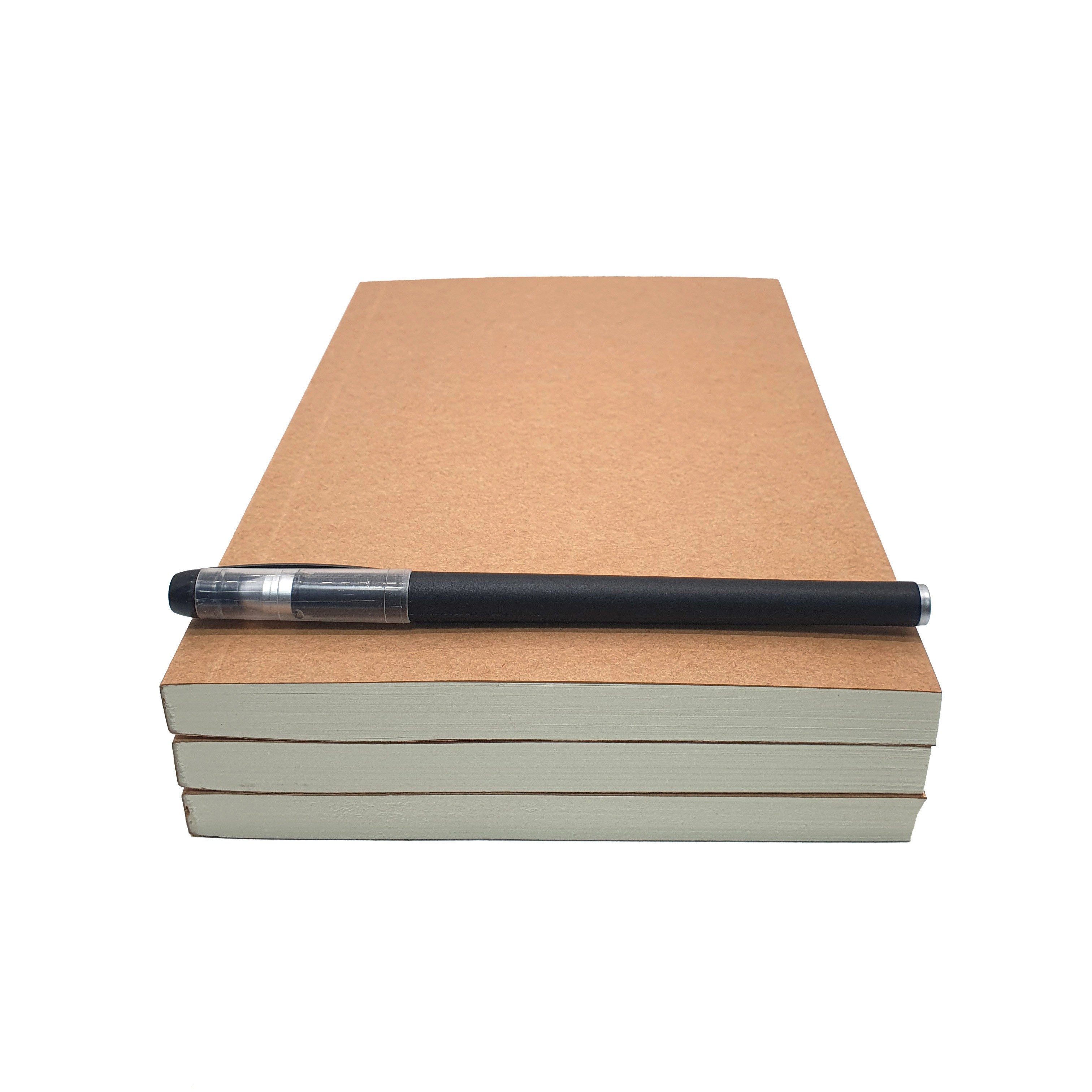 대용량 빈티지 크라프트 노트 A5 (128매), 1개, 브라운 1,200원