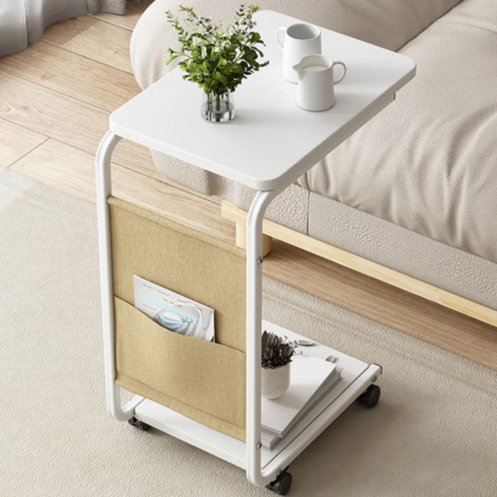 하루 침대 소파 협탁 이동식 사이드테이블 티테이블, 화이트 21,800원