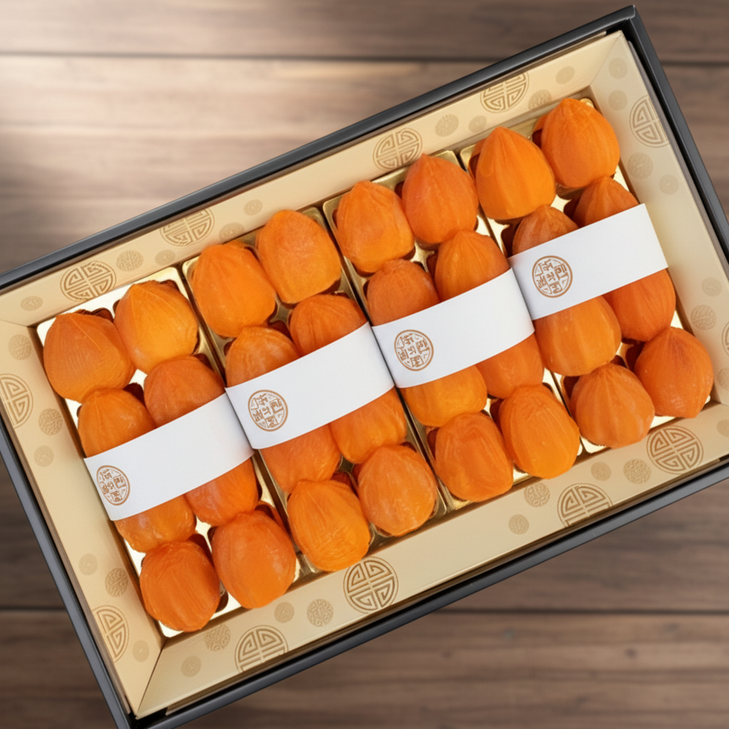 [전통명품] 상주 곶감 선물세트, 자연의 달콤함, 깊은 풍미 과일 간식, 1개, 상주프리미엄 왕특대봉반건시 트레이 21구(80-90g) 132,230원