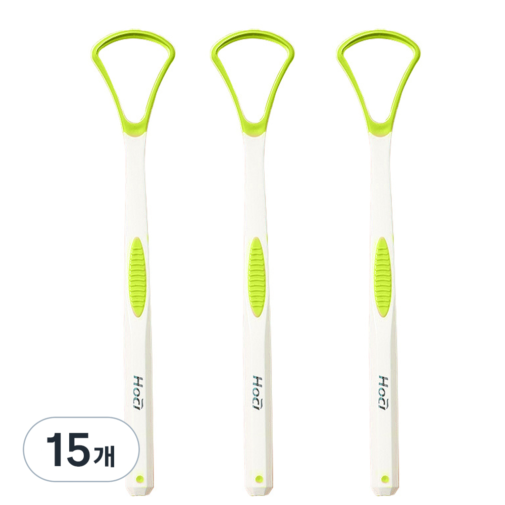 비즈온 생활필수품 혀 백태 설태 제거기 크리너 그린, 10g, 15개 38,250원