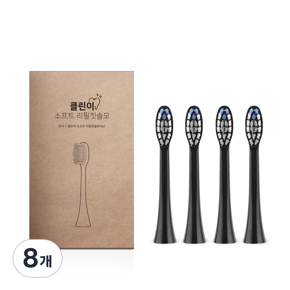 오아 클린이소프트 전용 리필 칫솔모 블랙 18,500원