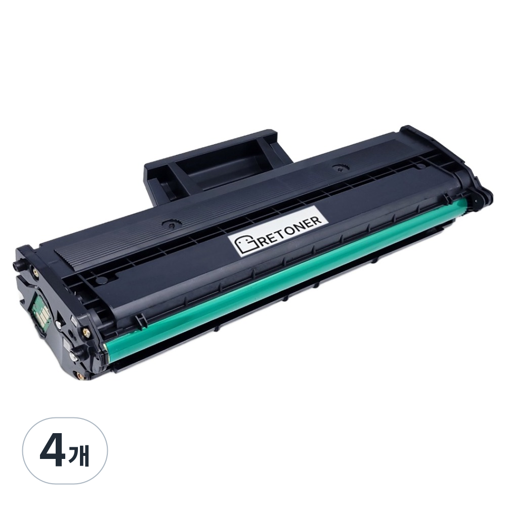 그래토너 삼성 MLT-D111S 호환 대용량 재생 토너, 검정, 4개 35,200원