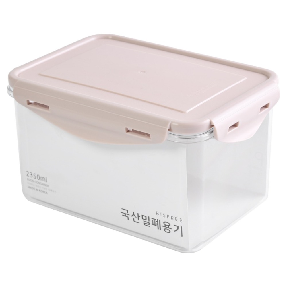QUIDNOVI 국내산 직사각 밀폐용기 인디핑크, 1개, 2.35L 10,680원