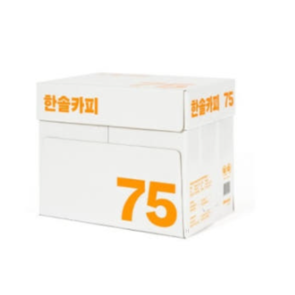 한솔제지 한솔카피 A4용지 75g A4복사용지, 75g A4 (2500매), 2박스 44,500원