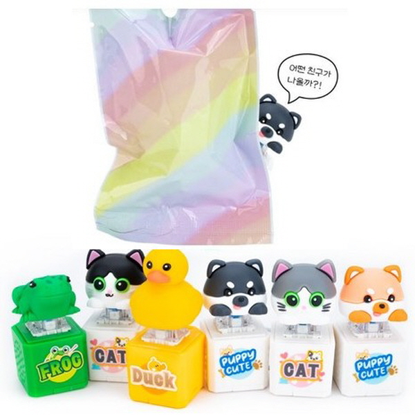 동물 사운드 불빛 딸깍이 1개 LED 딸깍이 열쇠고리 LED 딸깍이 키링 기계식 키보드 테트리스 자판기 피젯 딸깍이 5,580원