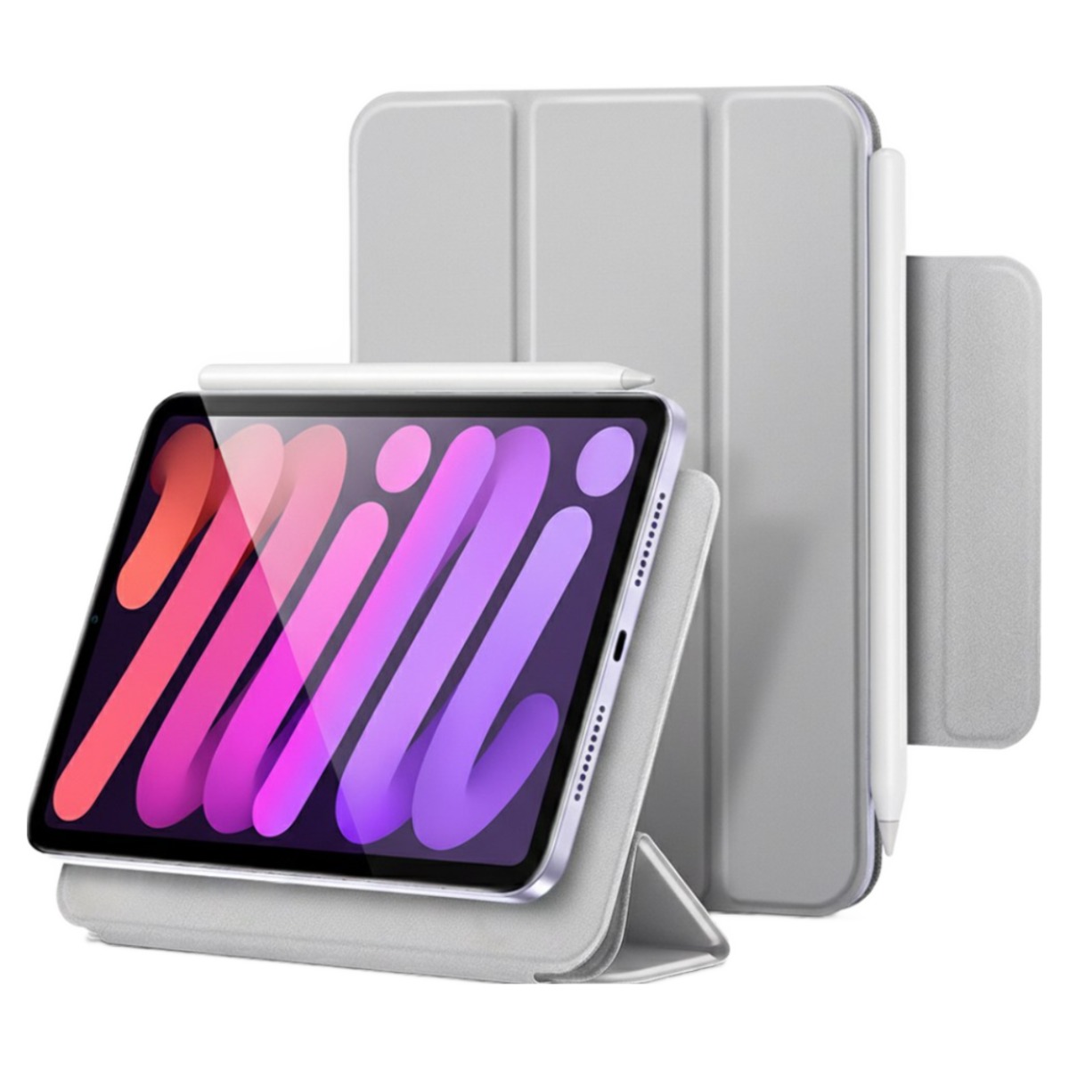 ESR 아이패드 마그네틱 폴리오 펜슬 수납 케이스, 실버그레이, 1개 47,400원