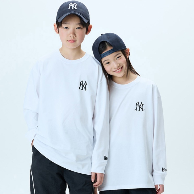 뉴에라 아동용 MLB 빅 로고 긴팔 티셔츠 14721875 17,900원