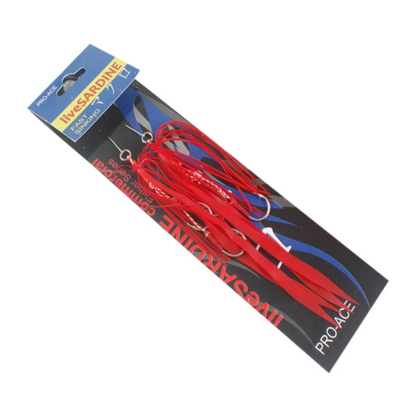 참돔 유동식 타이라바 스커트 레드, 1개, 2개입 4,000원