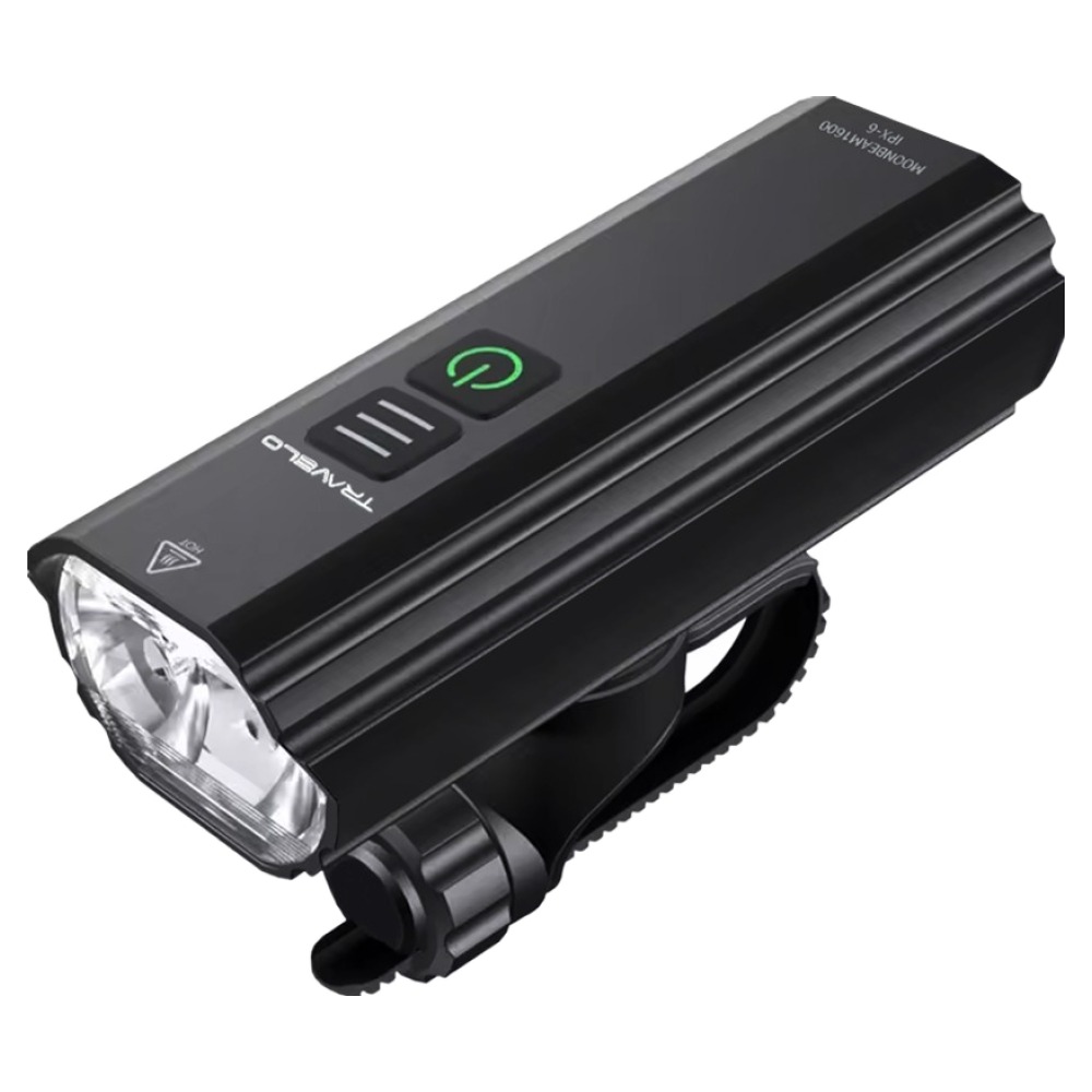 트레벨로 문빔 1600루멘 자전거 전조등, 블랙, 1개 38,500원