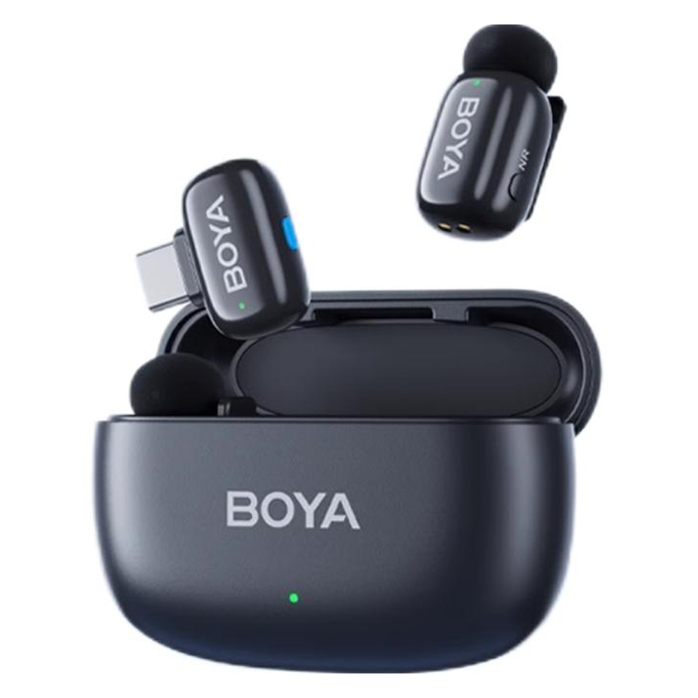 보야 미니 무선 마이크 2개 + 수신기 충전 케이스 타입 C버전 블랙 55,800원