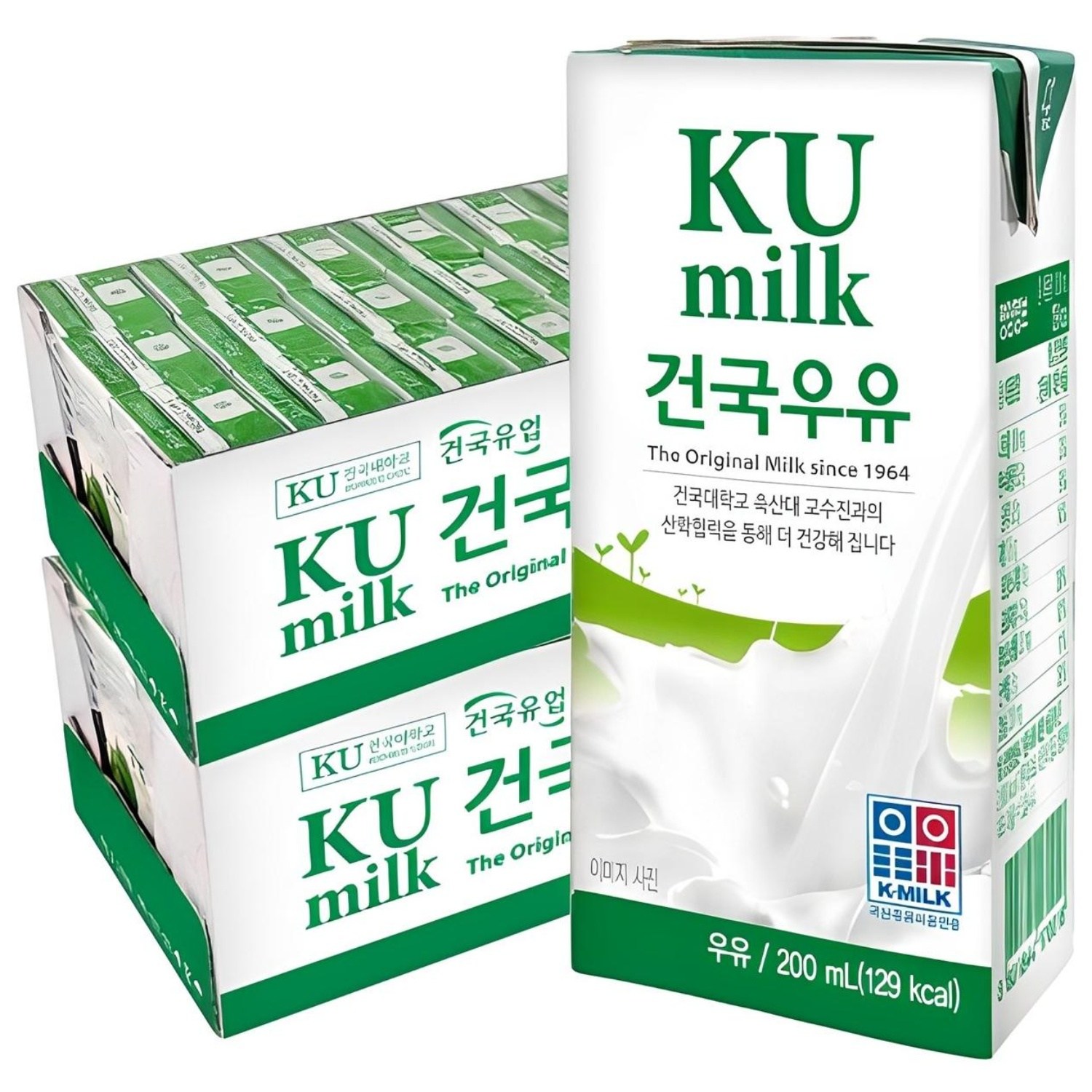 [건국우유] 멸균우유 200ml 48입, 200ml, 48개 27,180원